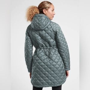 ATHLETA Whisper Featherless Parka Jacket SP Small Petite S P | Coat 981582